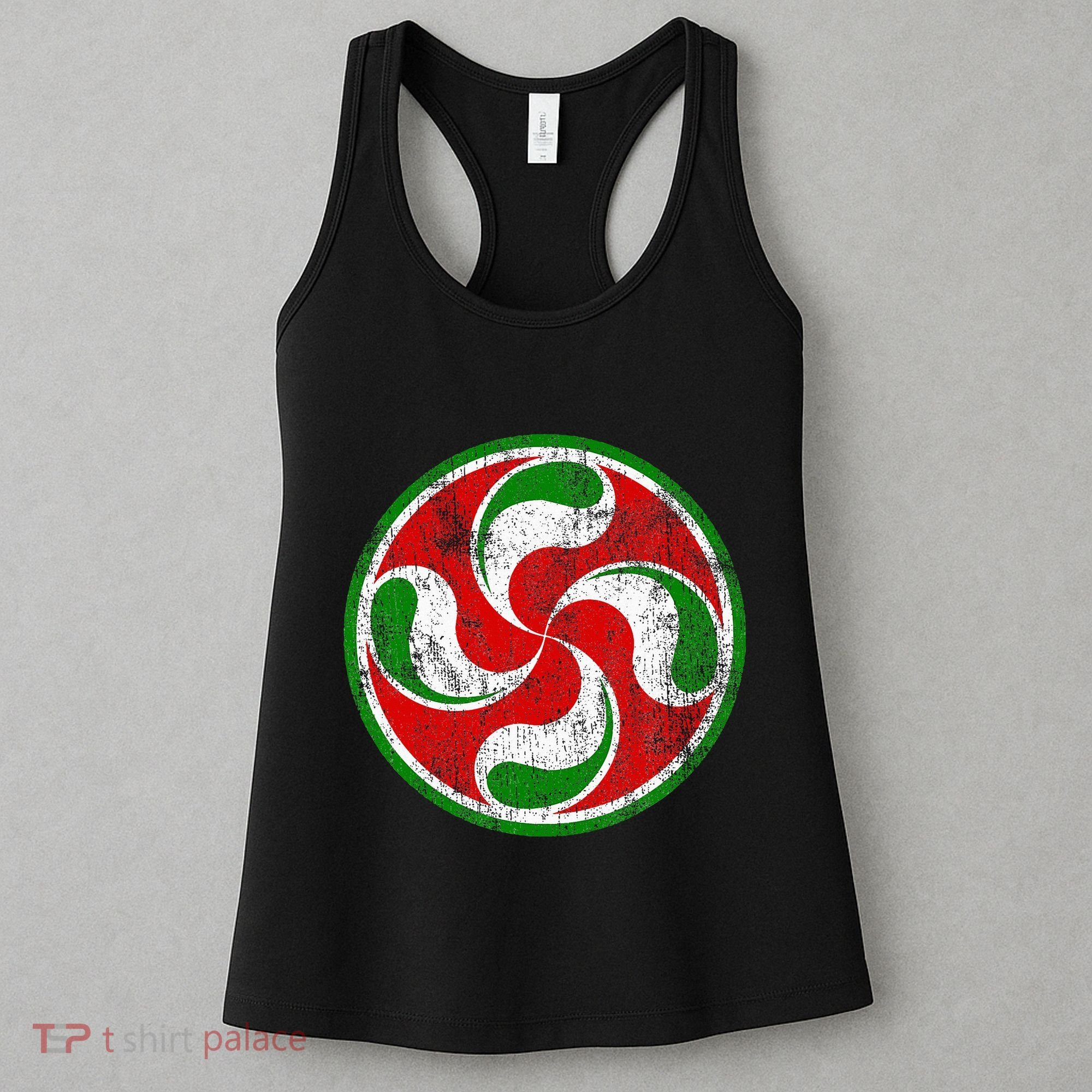 Basque Flag Lauburu Gift Pais Vasco Basque Country Women's Tank Top