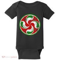 Basque Flag Lauburu Gift Pais Vasco Basque Country Baby Bodysuit thumb 0