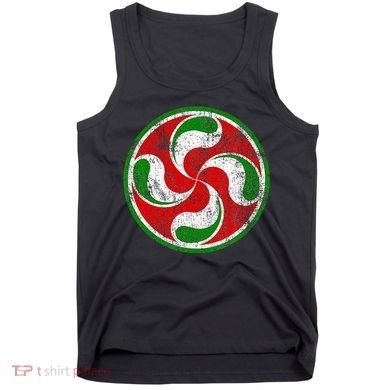 Basque Flag Lauburu Gift Pais Vasco Basque Country Tank Top