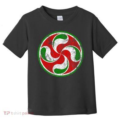 Basque Flag Lauburu Gift Pais Vasco Basque Country Toddler T-Shirt