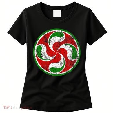 Basque Flag Lauburu Gift Pais Vasco Basque Country Women's T-Shirt