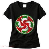 Basque Flag Lauburu Gift Pais Vasco Basque Country Women's T-Shirt thumb 0