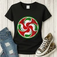 Basque Flag Lauburu Gift Pais Vasco Basque Country Women's T-Shirt thumb 3