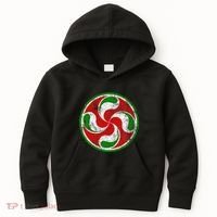 Basque Flag Lauburu Gift Pais Vasco Basque Country Kids Hoodie thumb 0