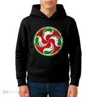 Basque Flag Lauburu Gift Pais Vasco Basque Country Kids Hoodie thumb 4