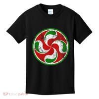 Basque Flag Lauburu Gift Pais Vasco Basque Country Kids T-Shirt thumb 0