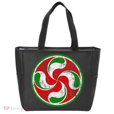 Basque Flag Lauburu Gift Pais Vasco Basque Country Tote Bag