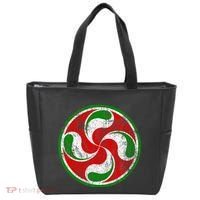 Basque Flag Lauburu Gift Pais Vasco Basque Country Tote Bag thumb 0