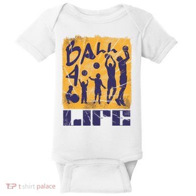 Basketball For Life Baby Bodysuit