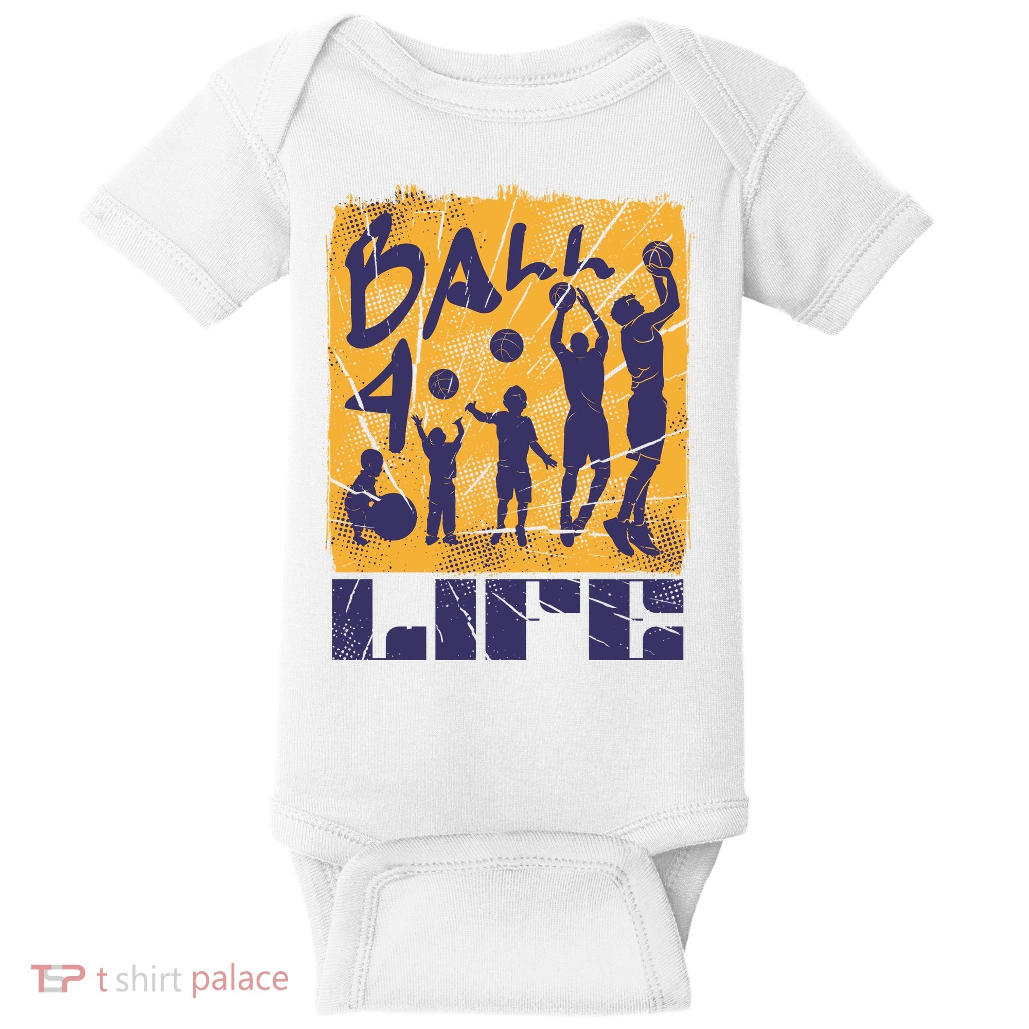 Basketball For Life Baby Bodysuit