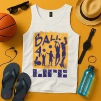 Basketball For Life Tank Top thumb 4