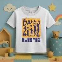 Basketball For Life Toddler T-Shirt thumb 3