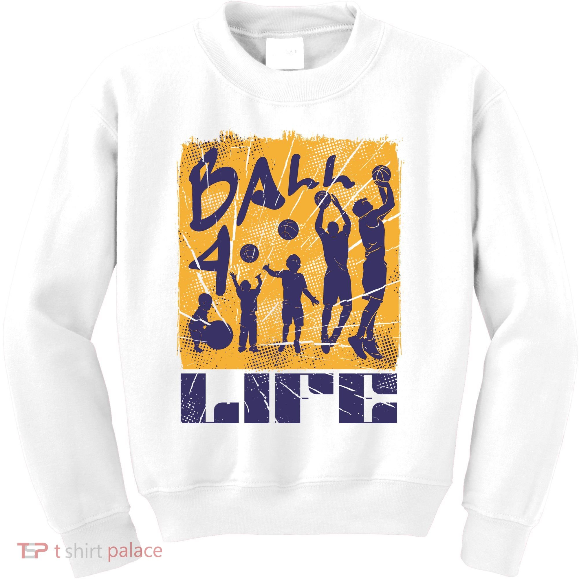 Basketball For Life Kids Sweatshirt