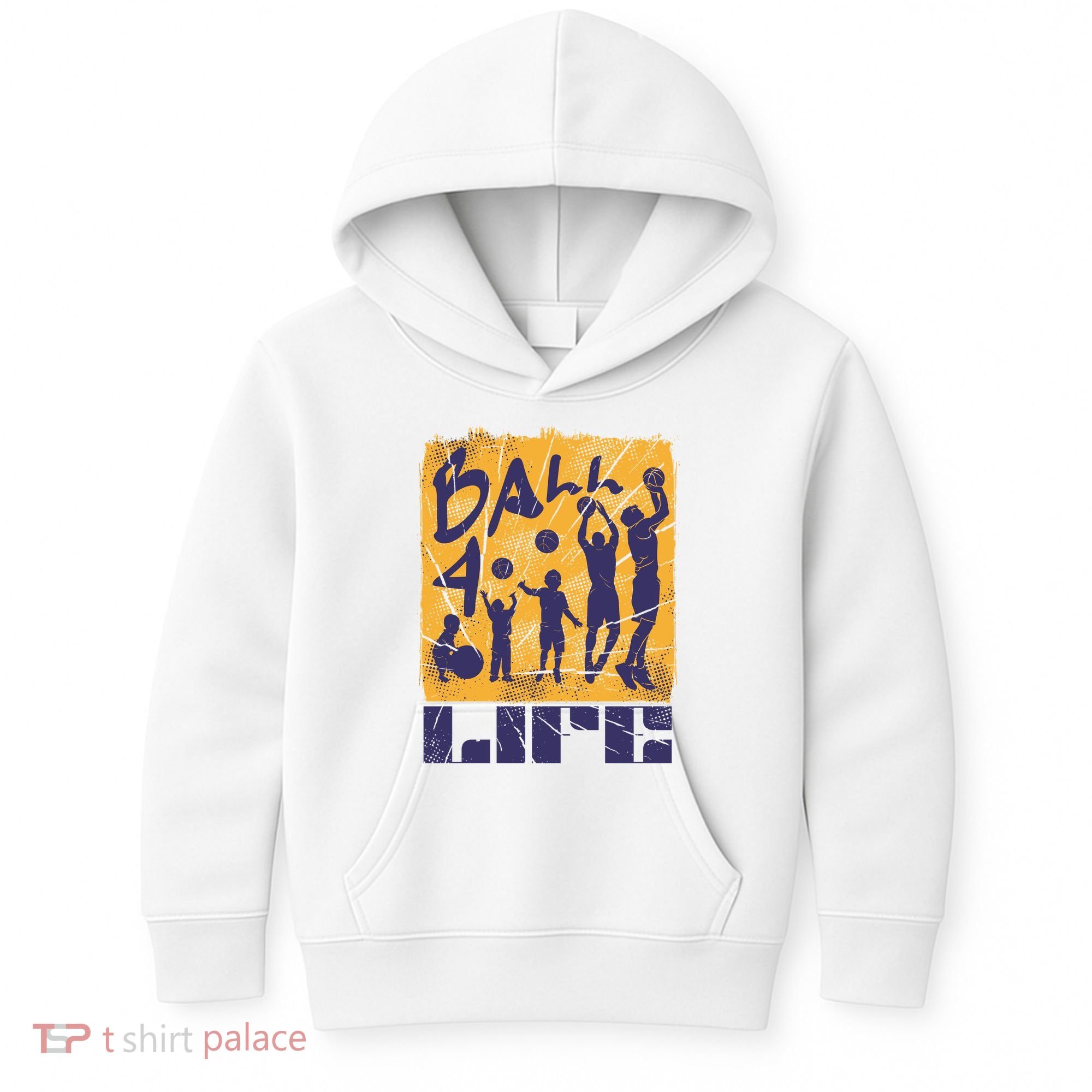 Basketball For Life Kids Hoodie