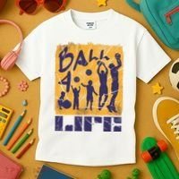 Basketball For Life Kids T-Shirt thumb 3