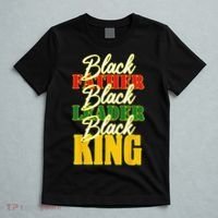 Black Father Leader Juneteenth King Melanin Father's Day T-Shirt thumb 5