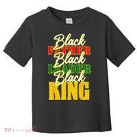 Black Father Leader Juneteenth King Melanin Father's Day Toddler T-Shirt thumb 0