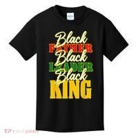 Black Father Leader Juneteenth King Melanin Father's Day Kids T-Shirt thumb 0