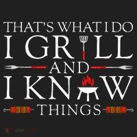 Bbq Food Lover ThatS What I Do I Grill And I Know Things Beanie thumb 2