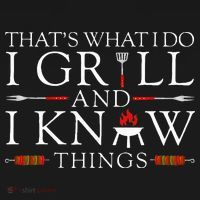 Bbq Food Lover ThatS What I Do I Grill And I Know Things Coaster thumb 2