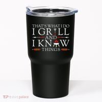 Bbq Food Lover ThatS What I Do I Grill And I Know Things Tumbler thumb 0