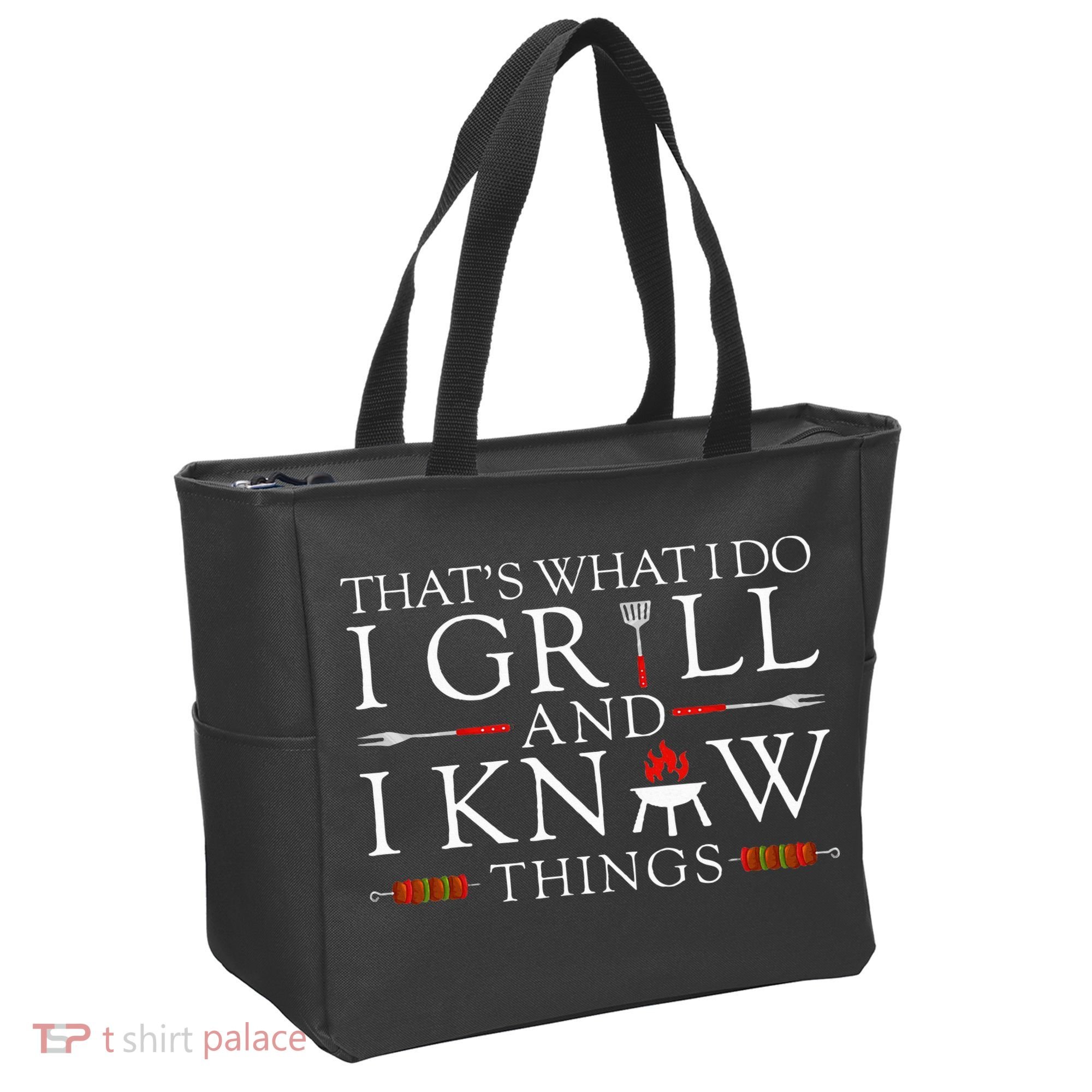 Bbq Food Lover ThatS What I Do I Grill And I Know Things Tote Bag