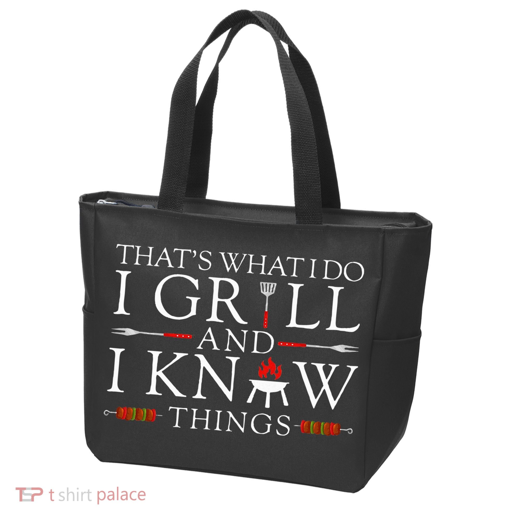 Bbq Food Lover ThatS What I Do I Grill And I Know Things Tote Bag