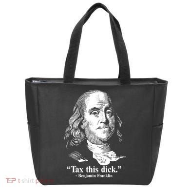 Benjamin Franklin Liberty Tax This Dick Republican Quotes Tote Bag