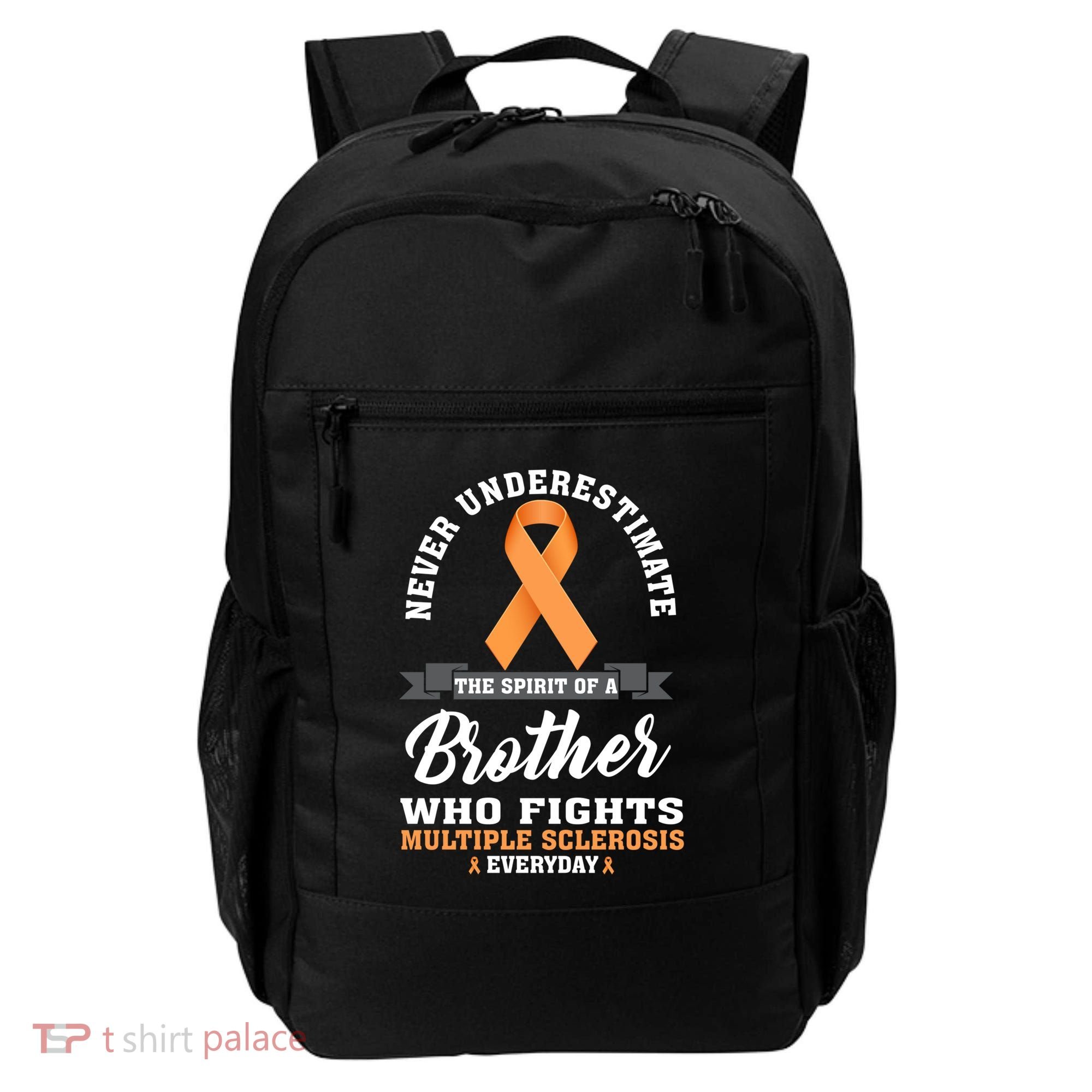 Brother Fights Multiple Sclerosis Ms Warrior Gift Backpack