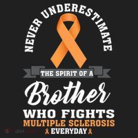 Brother Fights Multiple Sclerosis Ms Warrior Gift Beanie thumb 2