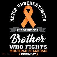 Brother Fights Multiple Sclerosis Ms Warrior Gift Pajama Set thumb 2
