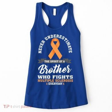 Brother Fights Multiple Sclerosis Ms Warrior Gift Women's Tank Top