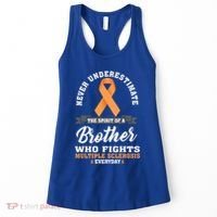 Brother Fights Multiple Sclerosis Ms Warrior Gift Women's Tank Top thumb 0