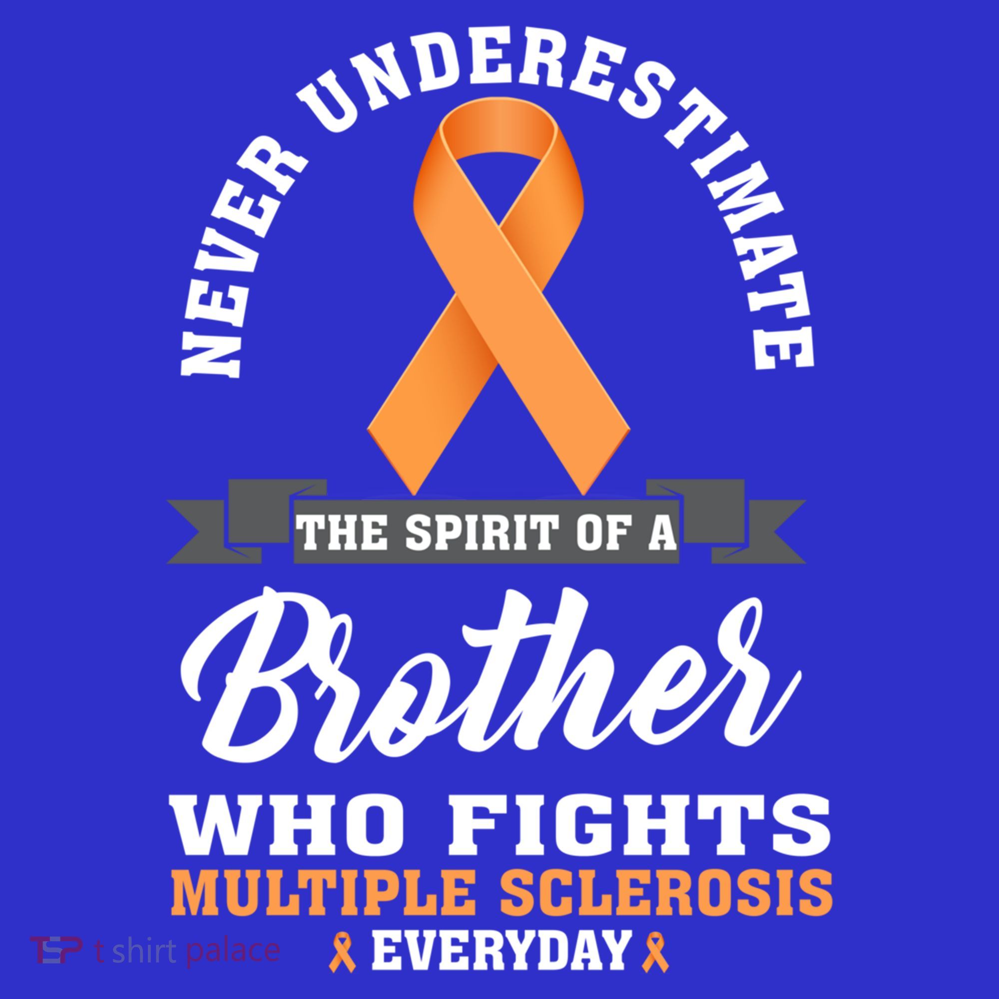 Brother Fights Multiple Sclerosis Ms Warrior Gift Baby Bodysuit