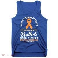 Brother Fights Multiple Sclerosis Ms Warrior Gift Tank Top thumb 0