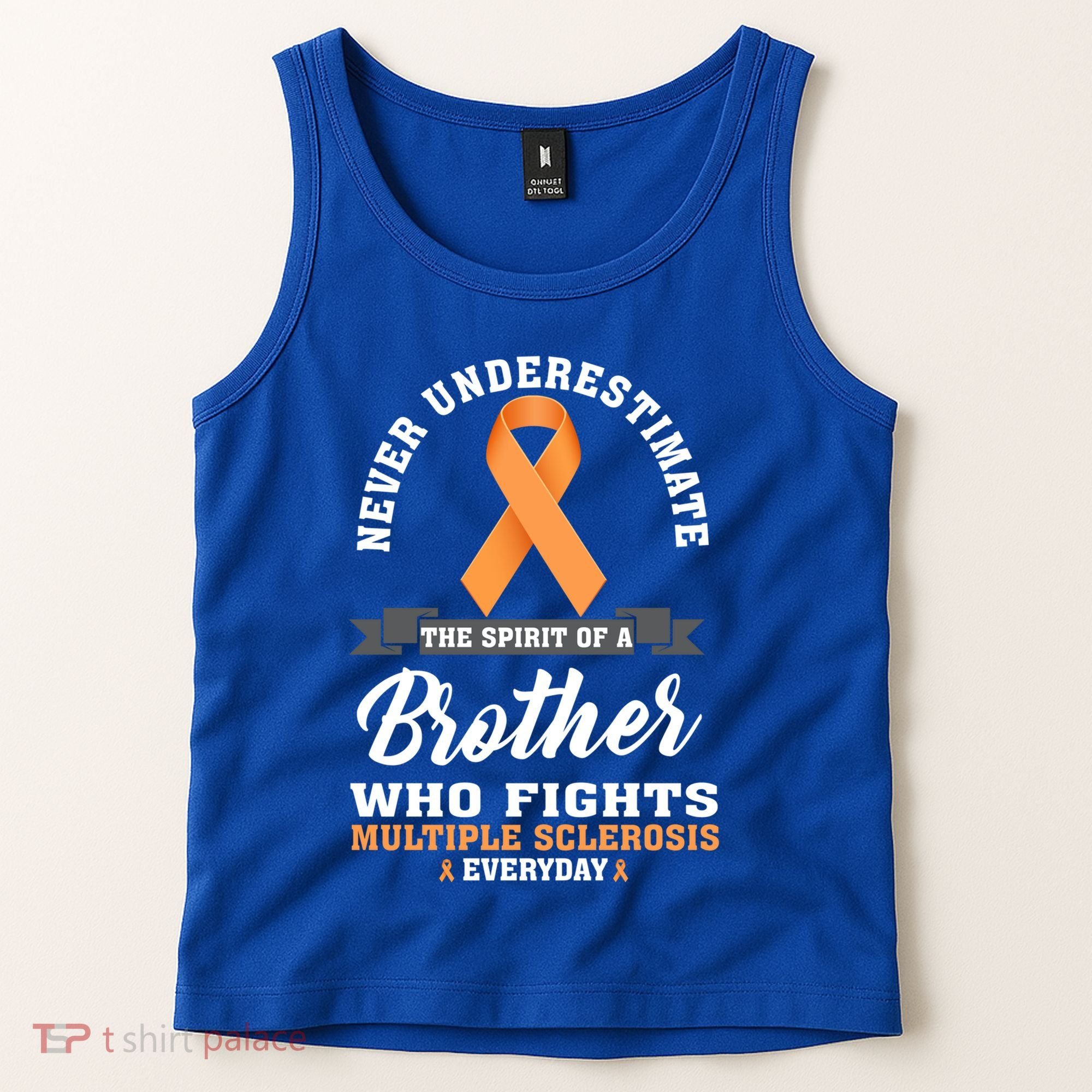 Brother Fights Multiple Sclerosis Ms Warrior Gift Tank Top