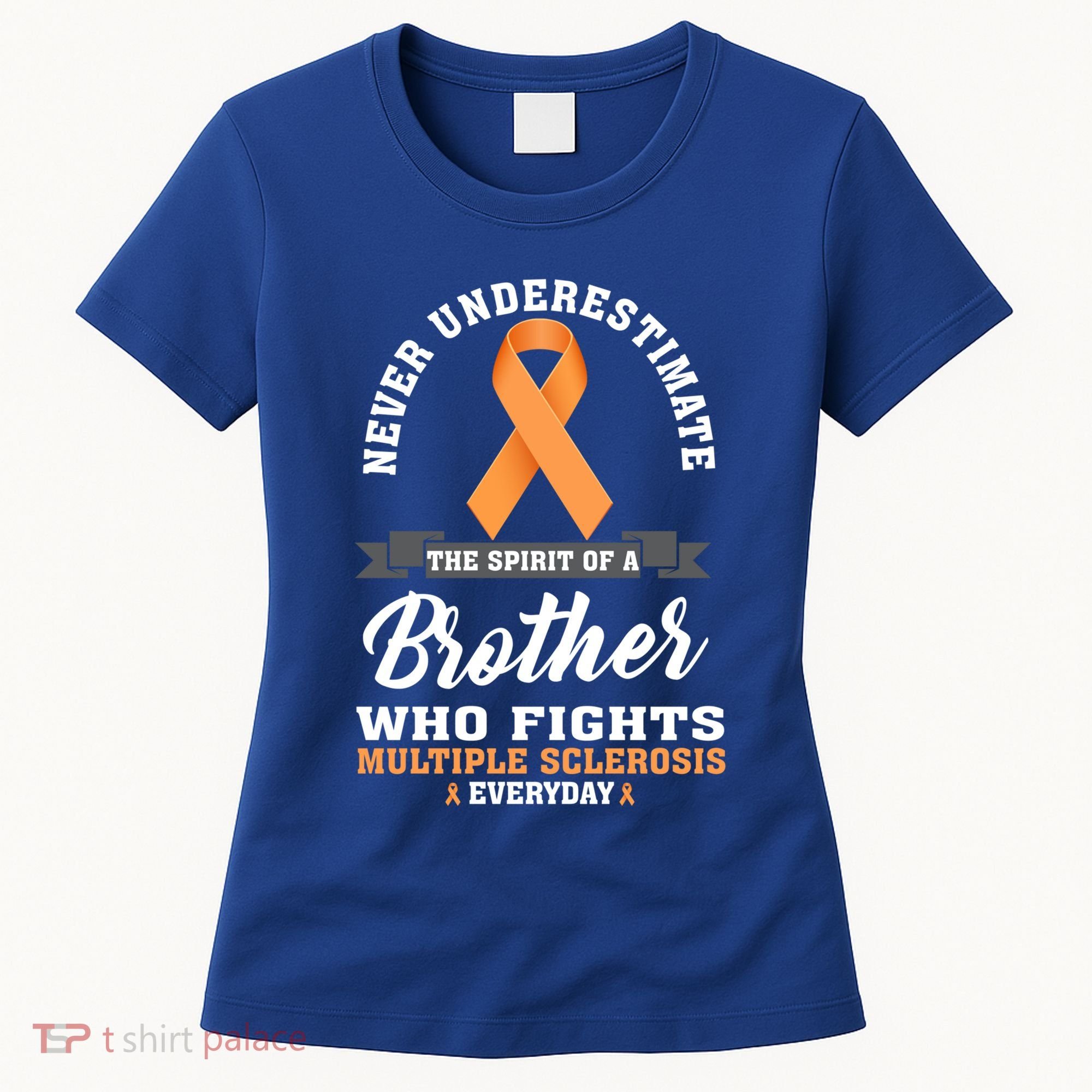 Brother Fights Multiple Sclerosis Ms Warrior Gift Women's T-Shirt