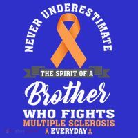 Brother Fights Multiple Sclerosis Ms Warrior Gift Tote Bag thumb 4