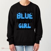 Blue For My Juvenile Arthritis Awareness Mom Dad Sister Gift Women's Sweatshirt thumb 0