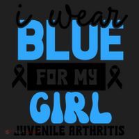 Blue For My Juvenile Arthritis Awareness Mom Dad Sister Gift Women's Sweatshirt thumb 2