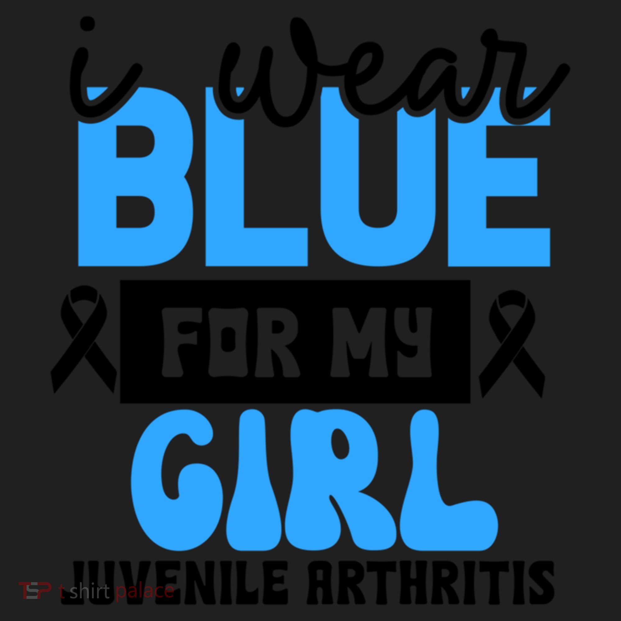 Blue For My Juvenile Arthritis Awareness Mom Dad Sister Gift Women's Sweatshirt