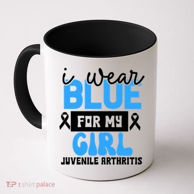 Blue For My Juvenile Arthritis Awareness Mom Dad Sister Gift Coffee Mug