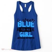 Blue For My Juvenile Arthritis Awareness Mom Dad Sister Gift Women's Tank Top thumb 0