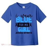 Blue For My Juvenile Arthritis Awareness Mom Dad Sister Gift Toddler T-Shirt thumb 0