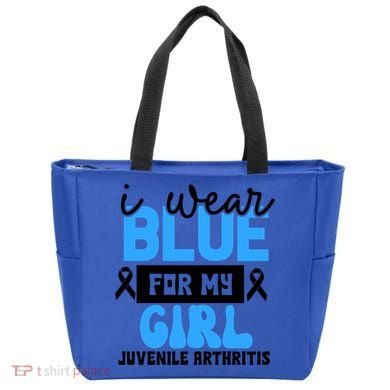 Blue For My Juvenile Arthritis Awareness Mom Dad Sister Gift Tote Bag
