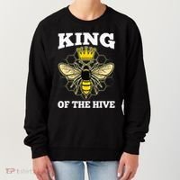 Beekeeper For Men Dad Beekeeping Honeybee Beehive Bee Lover Women's Sweatshirt thumb 0