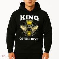 Beekeeper For Men Dad Beekeeping Honeybee Beehive Bee Lover Hoodie thumb 2