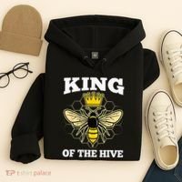 Beekeeper For Men Dad Beekeeping Honeybee Beehive Bee Lover Hoodie thumb 4