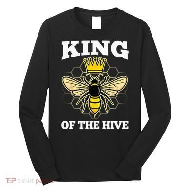 Beekeeper For Men Dad Beekeeping Honeybee Beehive Bee Lover Long Sleeve Shirt