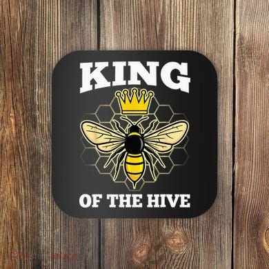 Beekeeper For Men Dad Beekeeping Honeybee Beehive Bee Lover Coaster